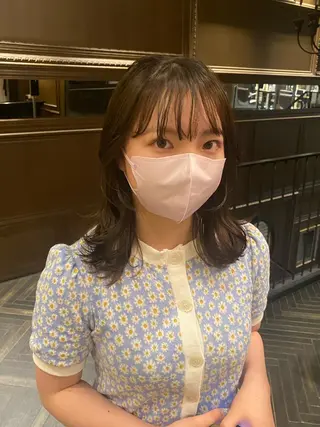 ミディアム MINXginza タイラミユネのヘアスタイル