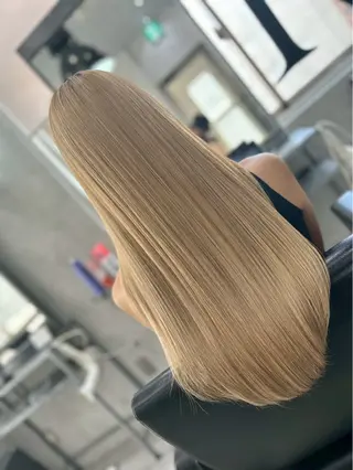 ロング パーマ ヘアアレンジ VIM hairおもろまち店のヘアスタイル