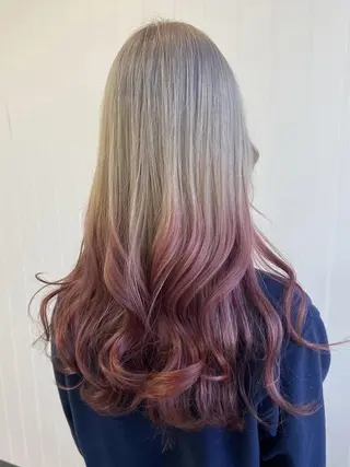 ロング カラー SOURCE堺東🫧 ヘアケア/艶カラーのヘアスタイル