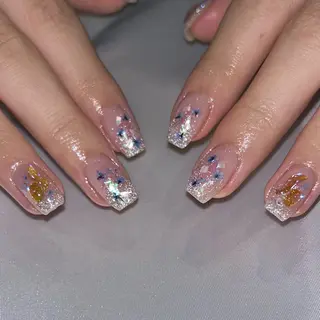 ネイル パラあり！フィルイン 美フォルムのネイルデザイン