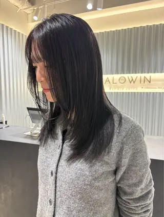 ミディアム カラー ヘアアレンジ 押切 響 のヘアスタイル