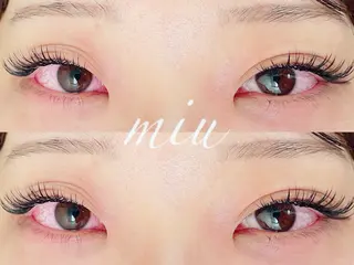 マツエク・マツパ miunail Minamiのマツエク・マツパデザイン
