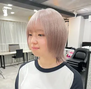 ミディアム 透明感カラー/ ゆずほのヘアスタイル