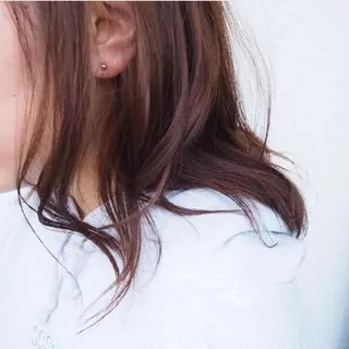 ミディアム カラー ナチュラル透明感🌱 小山美樹子のヘアスタイル