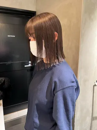 ミディアム カラー アンニュイヘア🪽 ayumiのヘアスタイル