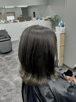 ミディアム カラー 池田 成秀のヘアスタイル