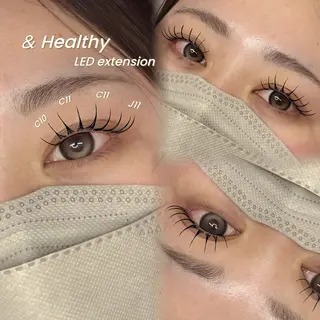 マツエク・マツパ ECLART Yumekaのマツエク・マツパデザイン