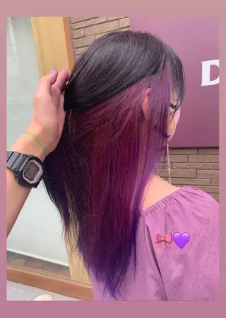 ロング カラー 個室サロン🕊️ 飯塚優希のヘアスタイル