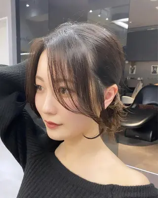 ミディアム 髪質改善/縮毛矯正 /レイヤー/宮崎直弥のヘアスタイル