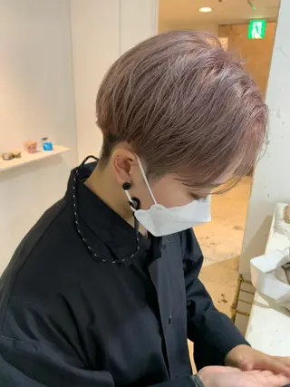 ショート ダブルカラー/透明感 💈JUNYA💈のヘアスタイル