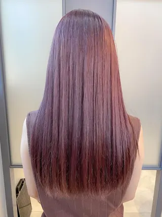 セミロング カラー 【透明感、艶髪】西村 有司のヘアスタイル