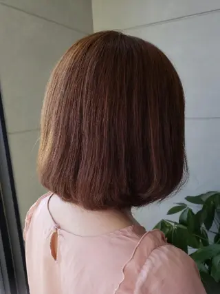 ミディアム カラー ma cherie naoのヘアスタイル