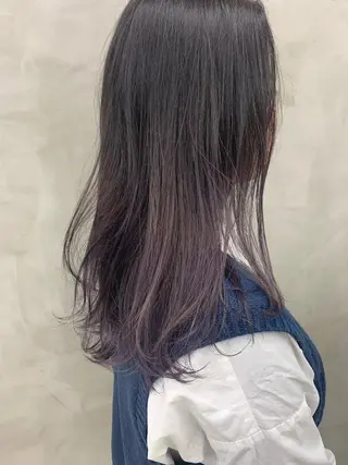 セミロング カラー 🐝 hachi🐝のヘアスタイル