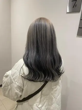 セミロング カラー ヘアアレンジ ☂️カトウ ケイゴ☂️のヘアスタイル