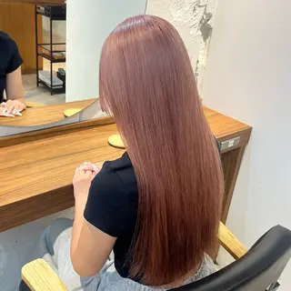 ロング カラー satone 🩵のヘアスタイル