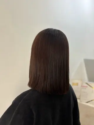 ミディアム himari/縮毛 矯正/熊谷のヘアスタイル