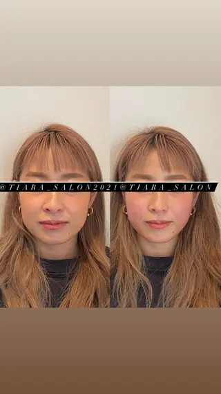 ロング カラー パーマ ヘアアレンジ メンズ キッズ ネイル マツエク・マツパ アイブロウ 鍼灸サロン TIARA　美容鍼のエステ・リラクイメージ