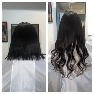 ロング エクステ/ダブル カラー/LISAのヘアスタイル