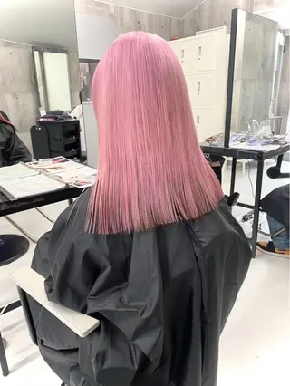 ミディアム カラー ハイトーン/ゆるふわ 🧚𖥔ׁTOMO♡のヘアスタイル