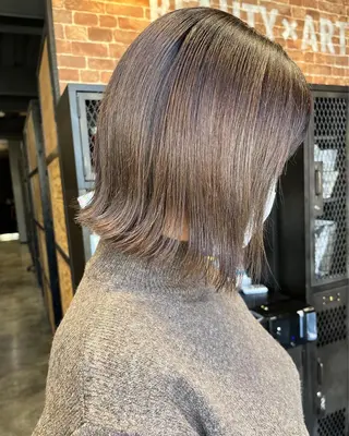 ショート カラー パーマ ヘアアレンジ メンズ キッズ ネイル マツエク・マツパ アイブロウ 久木原 ゆりのヘアスタイル