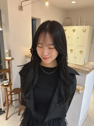 ロング カラー メンズカット/レディ ースカット/ひまりのヘアスタイル