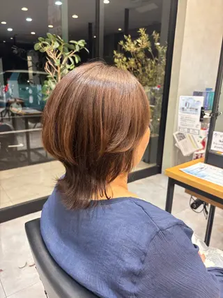カラー 心美/ブリーチなし 透明感カラーのヘアスタイル