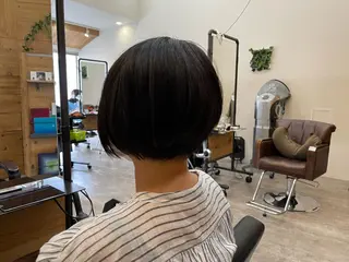 ショート くせ毛カット終着点 カワサキトオル溝の口のヘアスタイル