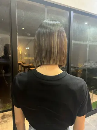 ミディアム Mayuka ：）のヘアスタイル