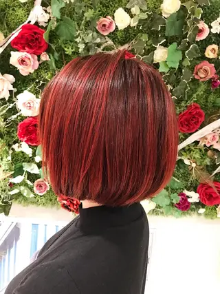 ショート カラー 藤井 健のヘアスタイル