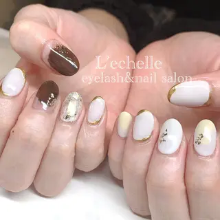 ショート .. momoko🕊のネイルデザイン