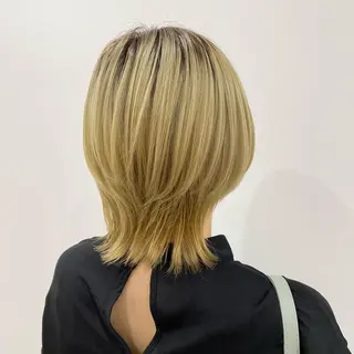 ショート カラー マンツーマン女性 美容師 奏のヘアスタイル