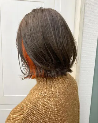 ショート カラー ☀️透明感color KURO☀️のヘアスタイル