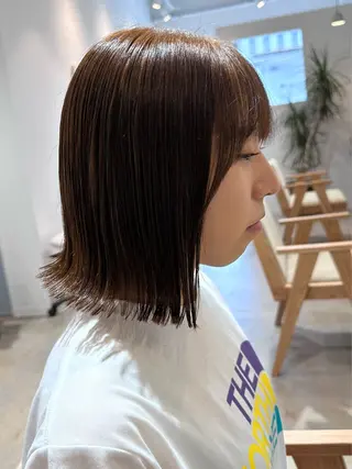 ミディアム カラー 髪質改善・ クロスパーマ◎倉澤のヘアスタイル