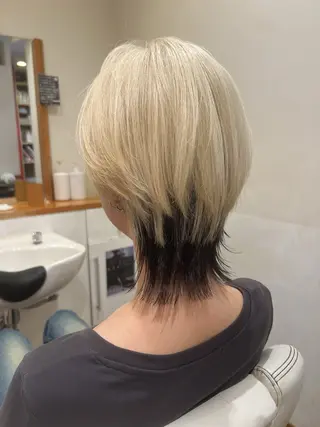 ミディアム カラー アザマ　ヤスカツ _rosso 川口のヘアスタイル