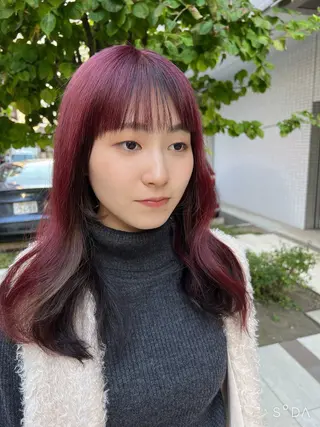 ミディアム カラー 💎透明感カラー特化 💎TAISEIのヘアスタイル