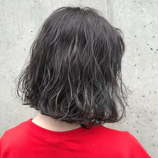 ミディアム カラー 韓国レイヤーカット 🧸ベージュカラーのヘアスタイル
