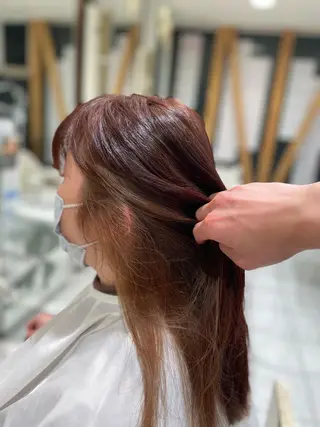ロング カラー AGU 三条店 林　雄のヘアスタイル