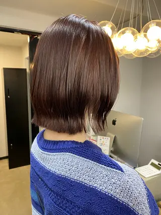ミディアム カラー レイヤー×髪質改善✨ 渋谷/佐藤侑哉のヘアスタイル