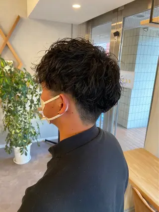 パーマ メンズ ELLE&SALLY 石野のヘアスタイル