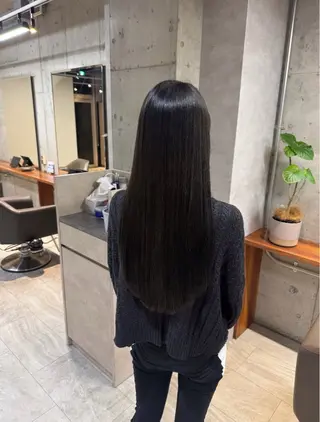 ロング カラー スガハラ アンナのヘアスタイル
