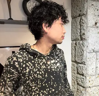 パーマ メンズ Rena✴︎トレンド ×スタンダードMIXのヘアスタイル
