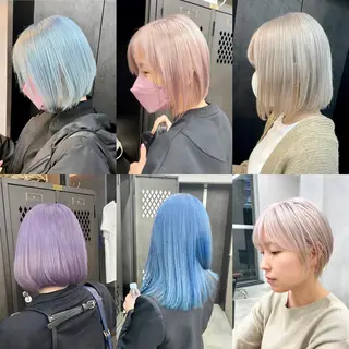 ショート カラー カット・ブリーチ TAIGAのヘアスタイル