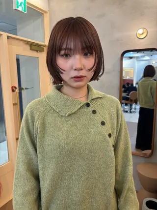 ショート Wカラー/レイヤー /ボブ/otohaのヘアスタイル