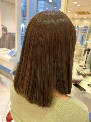 ミディアム カラー 🍀富久 永梨🧸のヘアスタイル