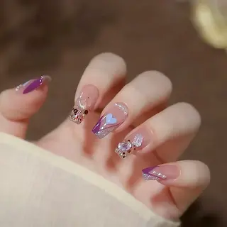 ネイル M🌷nail 長さだし専門店のネイルデザイン