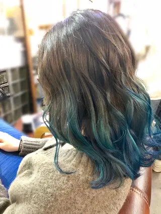 セミロング 吉田 典弘のヘアスタイル