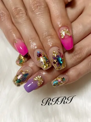 ネイル riri オーナーのネイルデザイン
