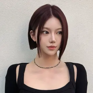 ショート ゆうさ │ ボブ 髪質改善ストレートのヘアスタイル