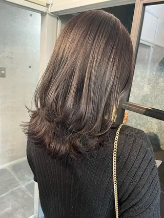 ミディアム カラー パーマ Day&Night kanaのヘアスタイル