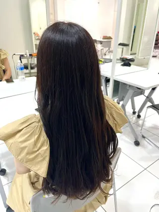 ロング カラー ウルフ🦋顔まわり ❤︎ ͛MEIのヘアスタイル
